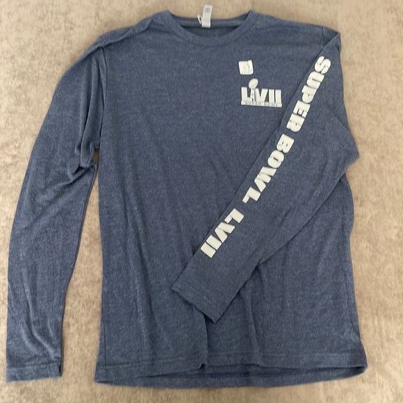 Next level apparel long sleeve crew neck shirt. Size large Color- blue NWT - Picture 1 of 4